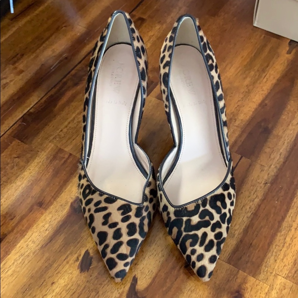 Leopard print heels